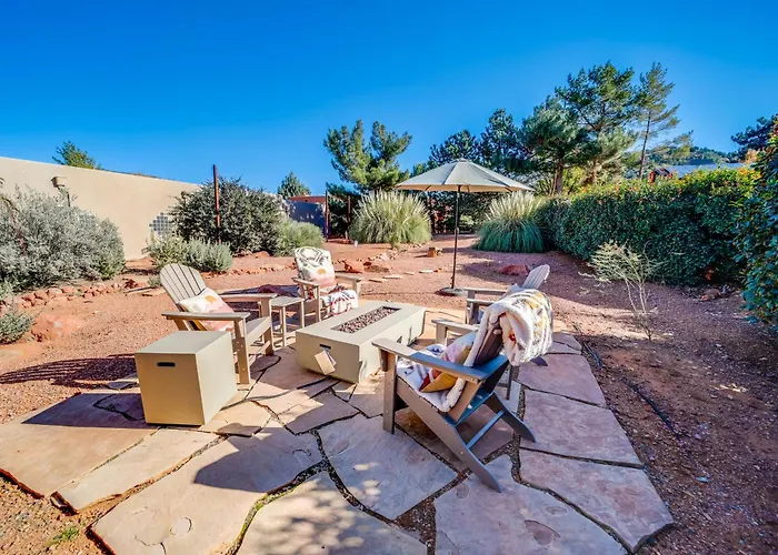 Red Rock Mtn View & Fire Pit: Home! * Sedona